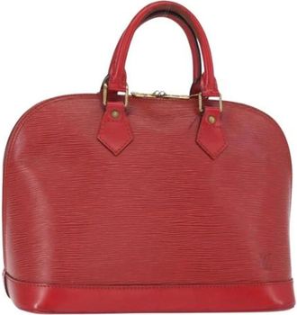 Louis Vuitton Pre-owned Handbags, female, Red, Size: ONE SIZE Pre-owned Leather Handbag