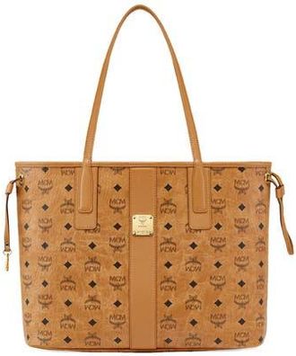 MCM Medium Liz Reversible Shopper in Cognac at Nordstrom Rack