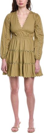 Sail to Sable V-Neck Cinched Waist Mini Dress
