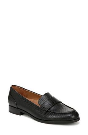 Naturalizer Milo Loafer in Black Faux Leather at Nordstrom Rack, Size 6.5