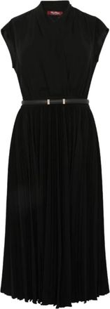 Max Mara Albino Dress - Dames - Casual kleedjes - Zwart - XS - Polyester - Kleedjes