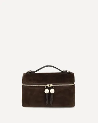 Tory Burch Romy Slim suede Top Handle Bag Female UNI