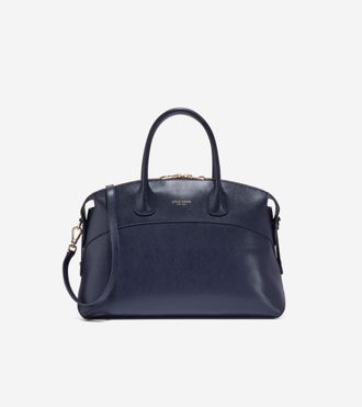 Cole Haan Womens Lady Satchel - Blue