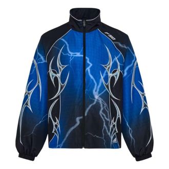 adidas F50 Track Top U Asia Sizing Black Royal Blue KY5779