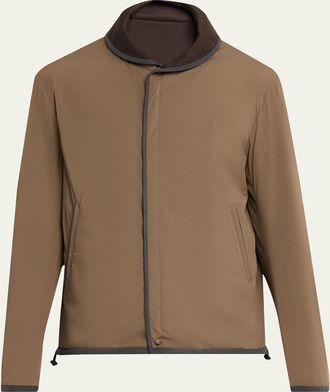 Sease Mens Jibset Packable Water-Repellent Reversible Jacket