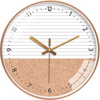 OEM Reloj De Pared Circular Silencioso De 30 Cm (12 Pulgadas), Funciona Con Pilas, Ideal Para El Hogar, La Oficina Y La Escuela