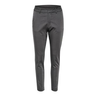 Kaffe Dames, Broeken, Grijs, Maat: 2XL