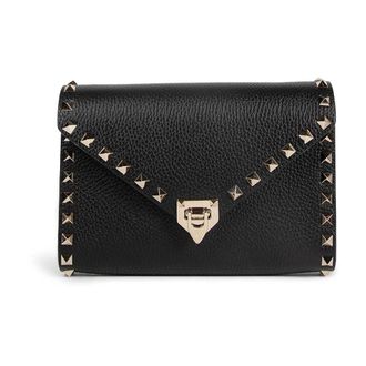 Valentino Garavani Clutches, female, Black, Size: ONE SIZE Mini Rockstud Shoulder Bag