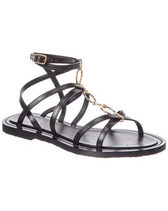 Celine Dnu Pack Celine Lympia Strappy Jewel Leather Sandal
