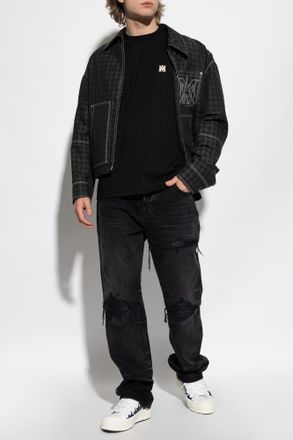 Amiri T-shirt With Logo, Mens, Black