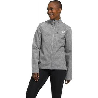 The North Face Apex Bionic 3 Jacket Womens Gray Mock Neck Full Zip KFC408