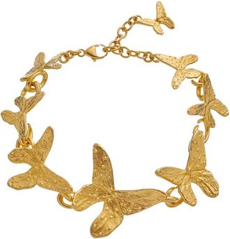 Oscar De La Renta Butterfly Bracelet
