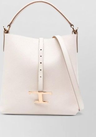 Tod's t bucket crossbody bag top handle strap