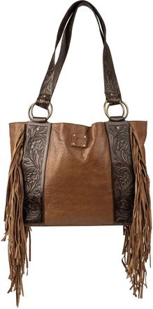 StS Ranchwear Womens Boho Cowgirl Large Tote Bag In Brown