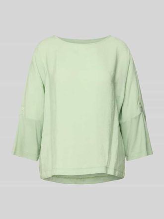 OPUS Relaxed Fit Blusenshirt mit 3/4-Arm Modell Sumana in Hellgruen, Gr&ouml;&szlig;e 38