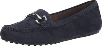 Aerosoles Day Drive Loafers Navy Faux Suede Slip On Shoes HAWK385