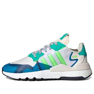adidas originals Nite Jogger White Green Blue FY3095