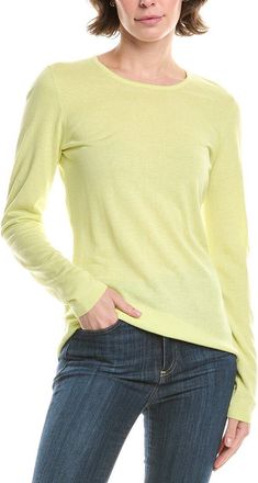Forté Cashmere Crewneck Silk & Cashmere-Blend Sweater