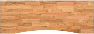 vidaXL Vidaxl - Tablero escritorio rectangular madera maciza roble marrón claro