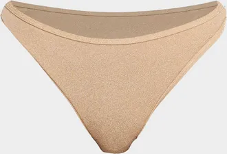 Ramy Brook Isla Metallic Hipster Bikini Bottoms