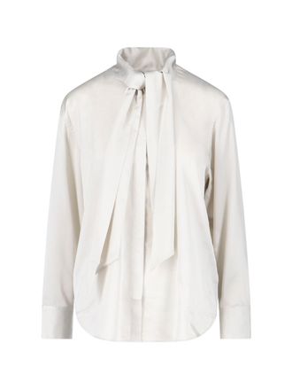 Calvin Klein Blusa Con Fiocco