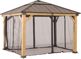 Sunjoy Direct Red Para Cenador De Madera De Cedro 336cm X 336cm
