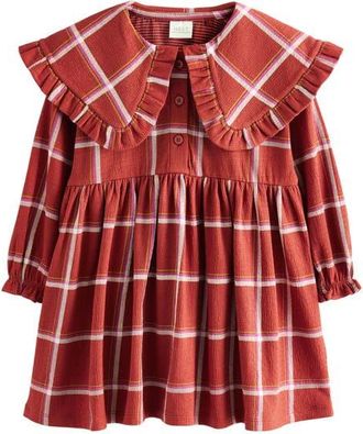 Next Kids Check Collared Dress at Nordstrom, Size 3-4Y