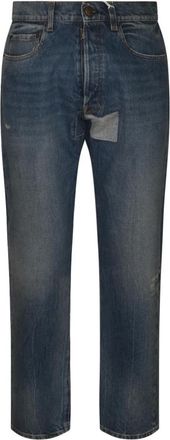 Maison Margiela Hombre, Vaqueros, Azul, Talla: W31