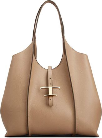 Tod's Natural T Timeless Medium Tote