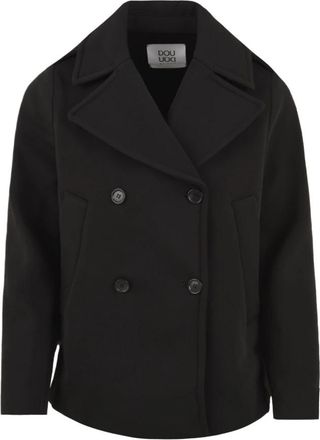 Douuod Gelso 999 Jacket - Dames - Blazers - Zwart - M - Leer - Jassen