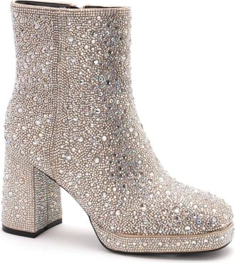 Corkys Footwear Womens Bussin Boot In Clear Rhinestone