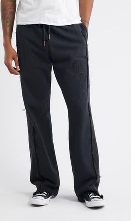 Honor The Gift Mixed Media Sweatpants in Black at Nordstrom Rack, Size X-Large