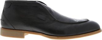 Scarpe di Bianco Mens Fidbtm Fidenza Bello Leather Slip On Ankle Boots In T Moro