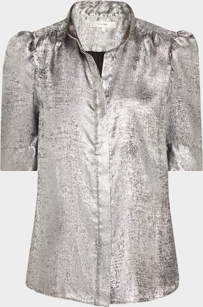 Frame Denim The Shiny Gillian Top