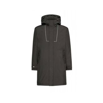 John Richmond Hombre, Abrigos, Negro, Talla: XL