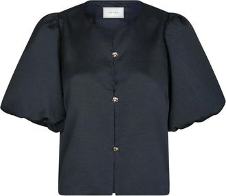 Neo Noir Mujer, Blusas y Camisas, Azul, Talla: S