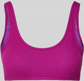 Banana Moon Banana Moon Bikini-Oberteil mit Label-Detail Modell JUSTIN in Fuchsia, Gr&ouml;&szlig;e XL