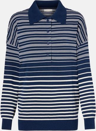 Faithfull The Brand Polo oversize Harlow a righe