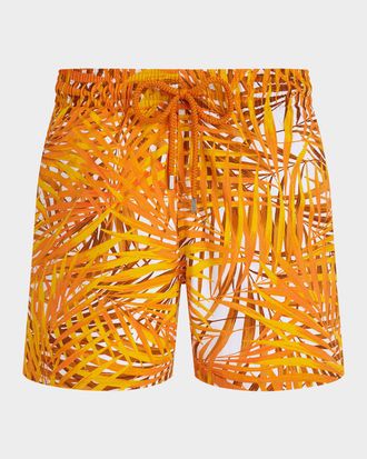 Vilebrequin Men & apos;s Palm Leaves Swim Shorts