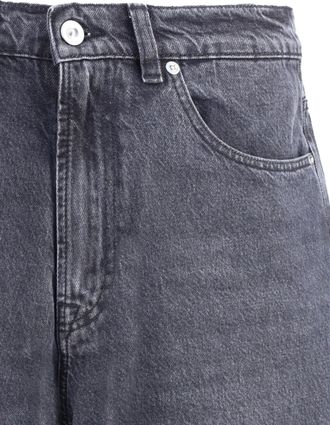 Our Legacy Mens Jeans Loose Super Grey Wash Cotton