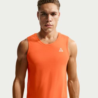 Nike Mens Nike ACG Solar Chase Dri-FIT ADV Tank Top in Orange | IO9689-819
