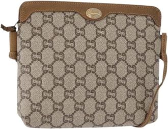 Gucci Pre-owned Cross Body Bags, female, Beige, Size: ONE SIZE Pre-owned Plastic Cross Body Bag