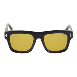 Tom Ford Sunglasses, unisex, Black, Size: 53 MM Icon Square Sunglasses
