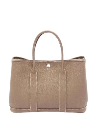 Herm&egrave;s 2014 Negonda Garden Party 30 tote bag - Grigio