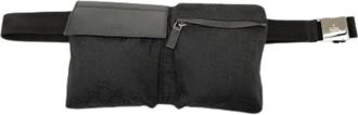 Gucci Pre-owned Canvas Belt Bag - Dames - Vintage Heuptassen - Zwart - ONE Size - Vintage