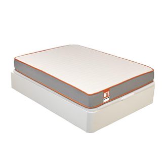 What The Sleep Colch&oacute;n 90x190cm y canap&eacute; WTS Soul Blanco 18cm Montaje incl
