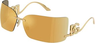 Dolce & Gabbana Stijlvolle zonnebril - Dames - Zonnebrillen - Geel - ONE Size - Accessoires