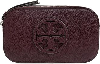 Tory Burch Mini Miller logo-appliqué cross body bag - Red