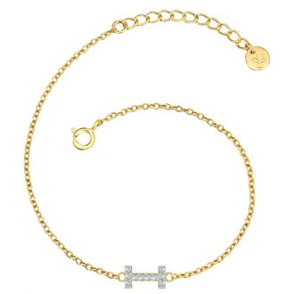Glanzst&uuml;cke M&uuml;nchen Womens Female Sterling Silver Bracelet - Gold - One Size