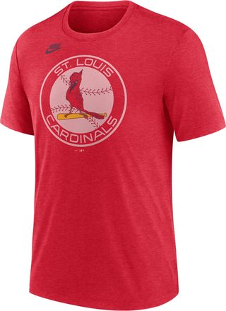 Nike St. Louis Cardinals Cooperstown Logo Nike Mens MLB T-Shirt in Red | NJFDEX48S67-70U